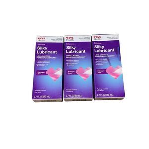 3 CVS  Silicone silky long lasting personal lubricant estrogen free pleasure